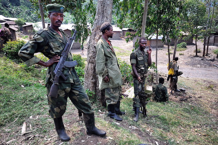 Rebels belonging to the Congolese Revolutionary Army, also known as the M23 Movement, which launched a rebellion against the DRC government in 2012. (Al Jazeera English/CC BY-SA 2.0)