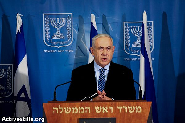 Prime Minister Binyamin Netanyahu (photo: Yotam Ronen / Activestills.org)