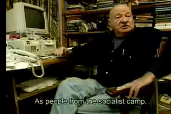 Akiva Orr, 'Matzpen' documentary. (screenshot: YouTube)