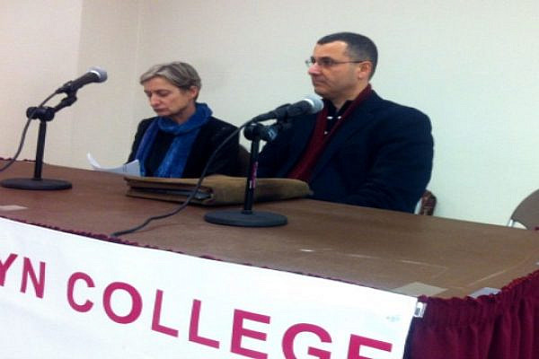 Judith Butler and Omar Barghouti at Brooklyn College