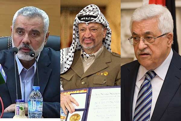 Ismail Hanniyeh, Yasser Arafat, Mahmoud Abbas