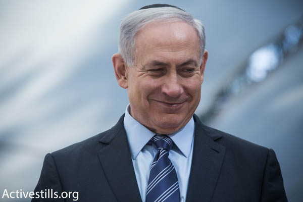 Israeli Prime Minister Benjamin Netanyahu (Photo by Activestills.org)