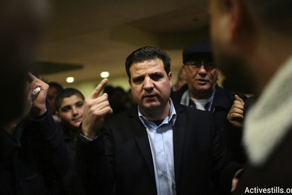 Hadash Chairman Ayman Odeh. Odeh was elected to first place in the united Arab slate. (photo: Oren Ziv/Activestills.org)