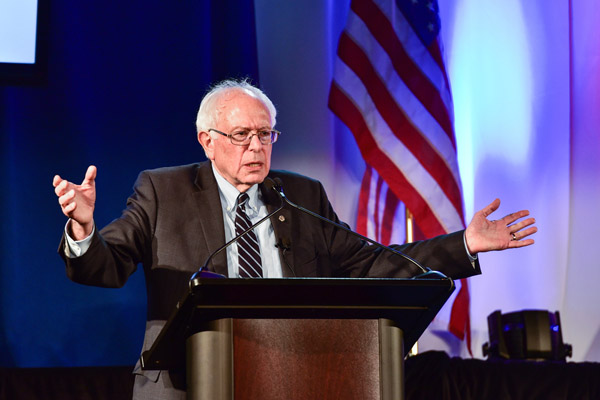 File photo of Democratic presidential candidate, Senator Bernie Sanders (Crush Rush / Shutterstock.com)