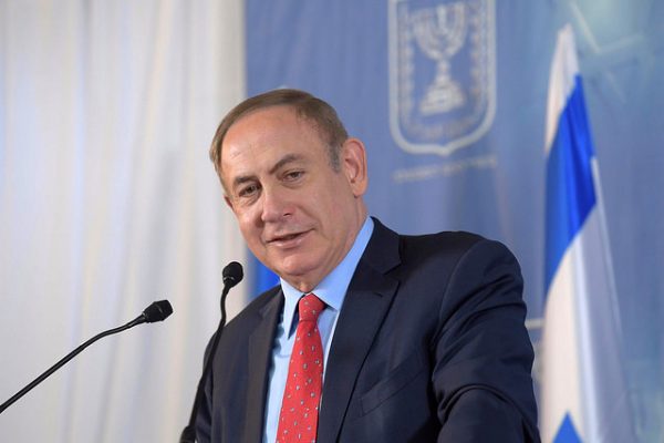 Israeli Prime Minister Benjamin Netanyahu, April 3, 2017. (Amos Ben Gershom/GPO)