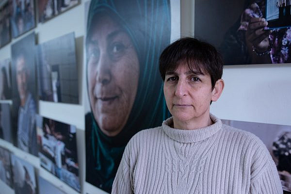 Sahar Francis, Director of Addameer, seen at the organization’s offices in Ramallah, the West Bank on February 19, 2019. (Photo: Mohannad Darabee for +972 Magazine)