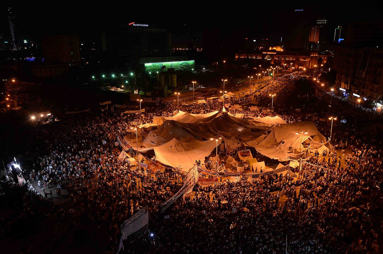 A mass anti-regime demonstration in Tahrir Square, Cairo, Egypt, July 15, 2011. (Ahmed Abd El-Fatah/CC BY 2.0)