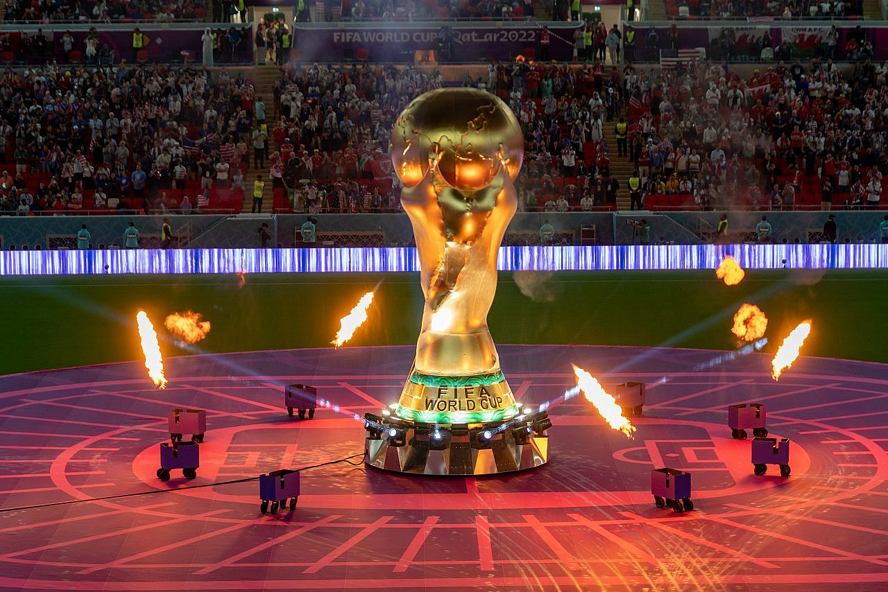 The World Cup opening ceremony, Doha, Qatar, on November 21, 2022. (State Department photo by Ronny Przysucha)