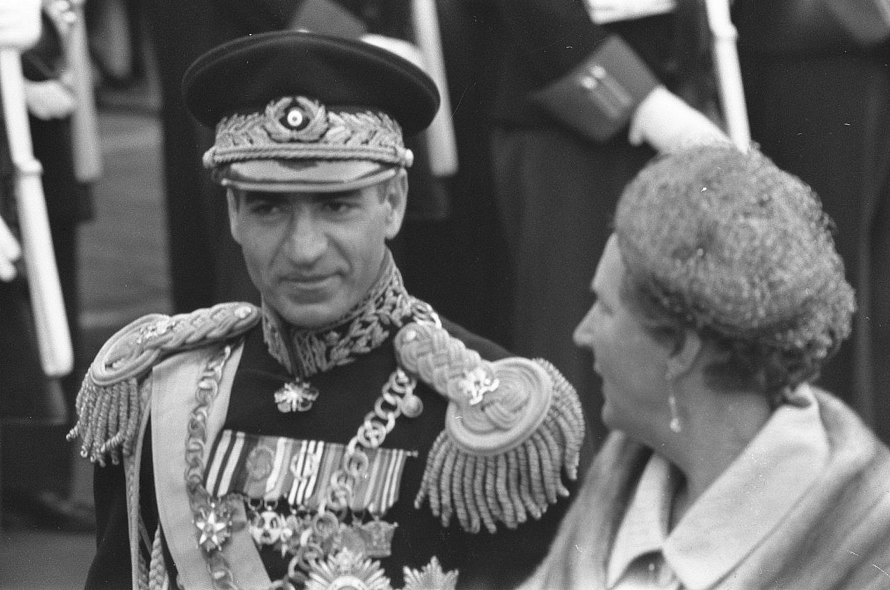 The Shah of Iran, Mohammed Reza Pahlavi, on an official visit to the Netherlands, Amsterdam, May 20, 1959. (Harry Pot/Anefo/CC0 1.0)