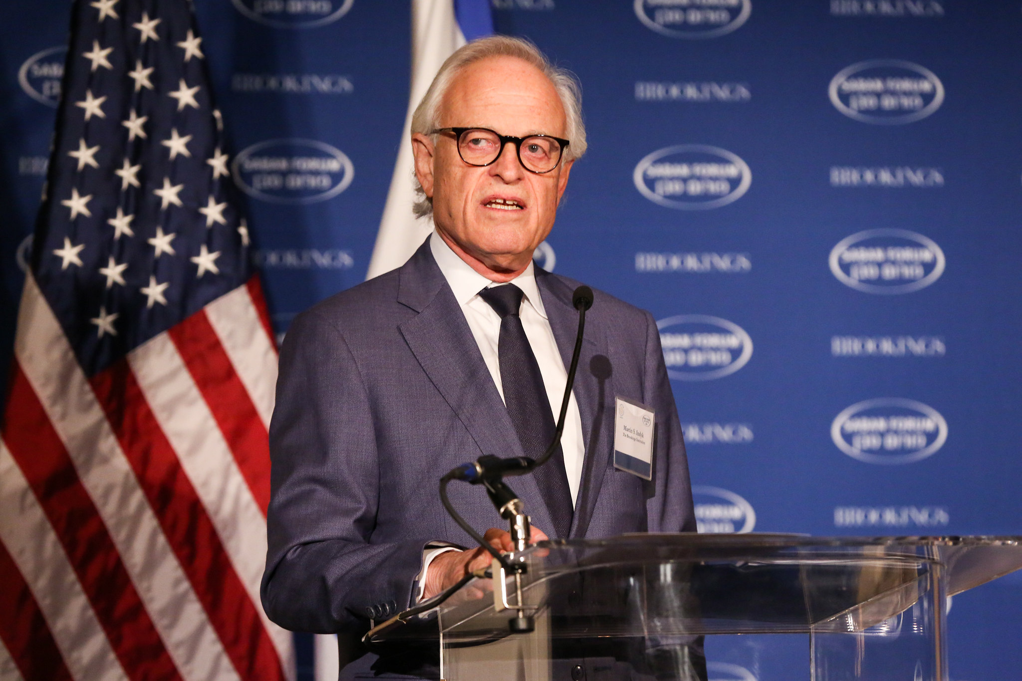 Martin Indyk, then Brookings Executive Vice President, opens the 2015 Saban Forum 'Israel and the United States: Yesterday, today, and tomorrow,' December 5, 2015. (Ralph Alswang/Brookings Institution/CC BY-NC-ND 2.0)