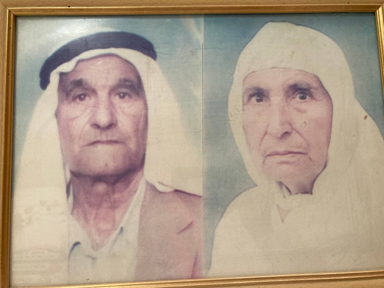 Suleiman and Sharifa, maternal grandparents of +972 editor Vera Sajrawi. (Courtesy)