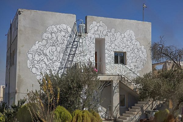 The Hureini family's guesthouse in the village of At-Tuwani, Masafer Yatta, October 15, 2025. (Omri Eran-Vardi)