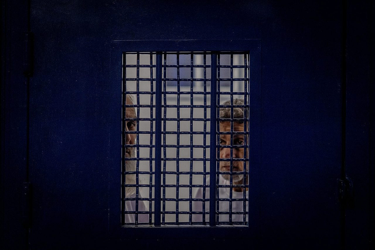 Prisoners inside Ketziot Prison in southern Israel, February 26, 2025. (Chaim Goldberg/Flash90) Prisoners inside Ketziot Prison in southern Israel, February 26, 2025. (Chaim Goldberg/Flash90)