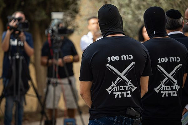 Israeli soldiers accused of abusing a Palestinian detainee at the Sde Teiman detention center and their attorneys speak to the press following the resignation of Military Advocate General Maj. Gen. Yifat Tomer-Yerushalmi, after video footage from the incident was leaked to the press, outside the Supreme Court in Jerusalem, November 2, 2025. (Yonatan Sindel/Flash90)