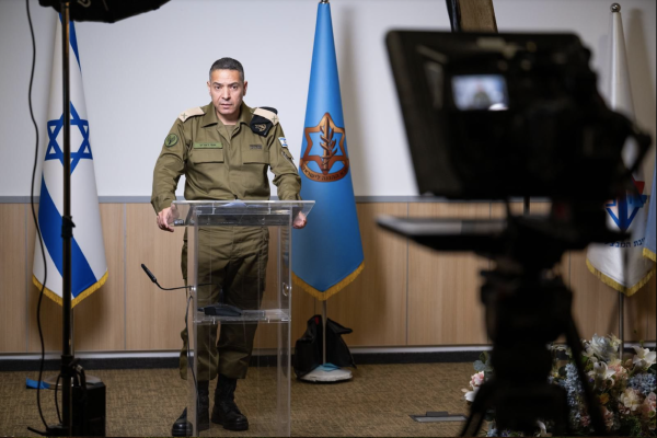 IDF Spokesperson, Brigadier General Effie Defrin, December 12, 2025. (IDF Spokesperson's Unit Facebook page; used in accordance with Clause 27a of the Copyright Law)