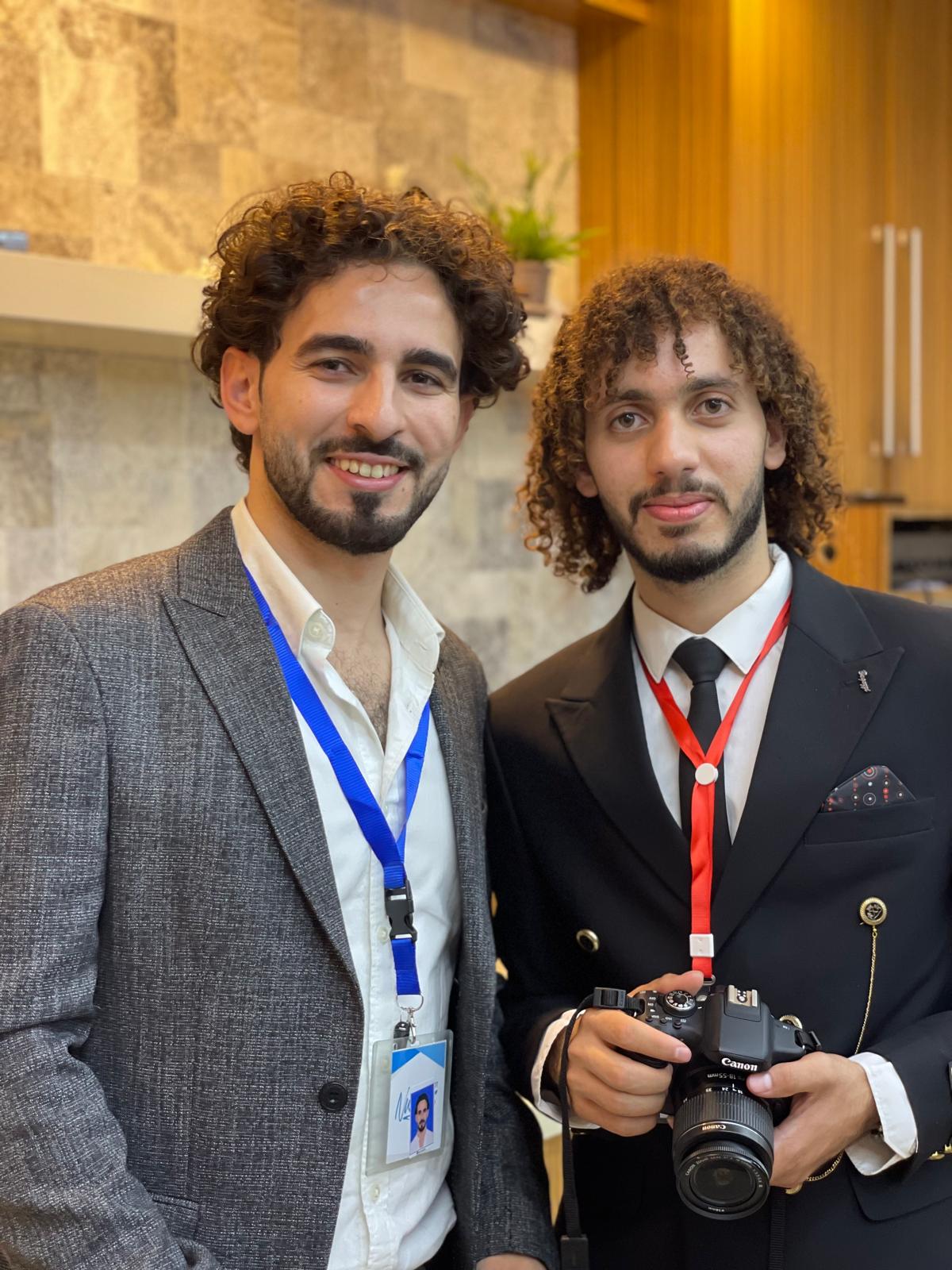 The author pictured with Yousef Dawas, December 21, 2022. (courtesy) The author pictured with Yousef Dawas, December 21, 2022. (courtesy)